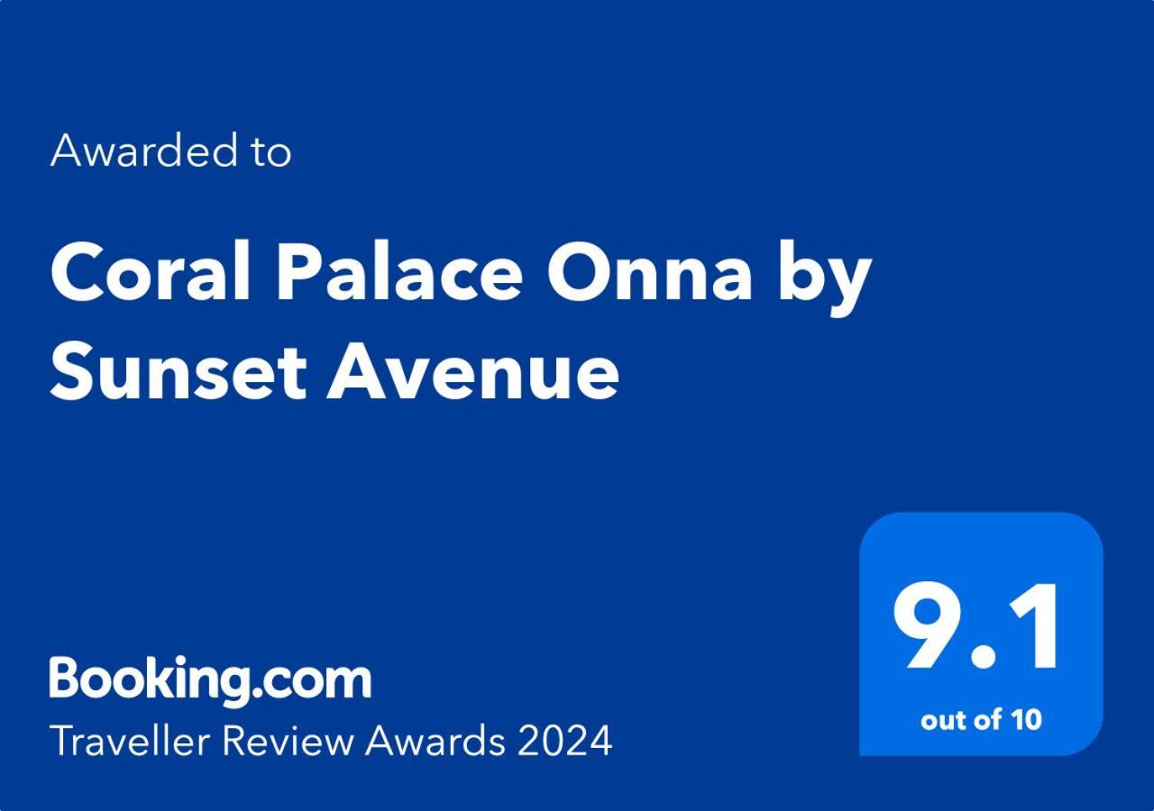 Coral Palace Onna By Sunset Avenue Kültér fotó